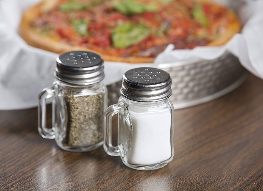 Amazon.com: Tablecraft Mini Mason Salt & Pepper Shaker with
